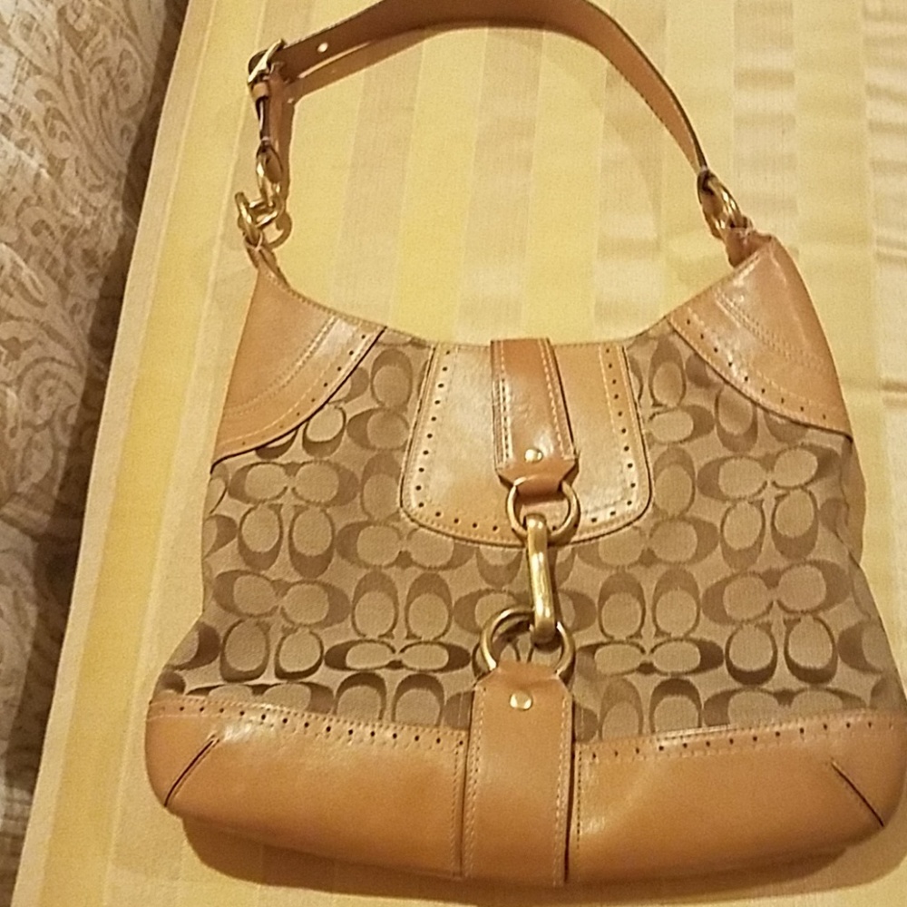 Authentic Coach Boho bag